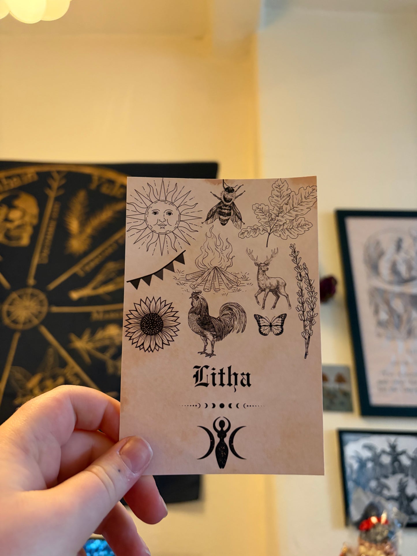 Sabbat Altar Cards