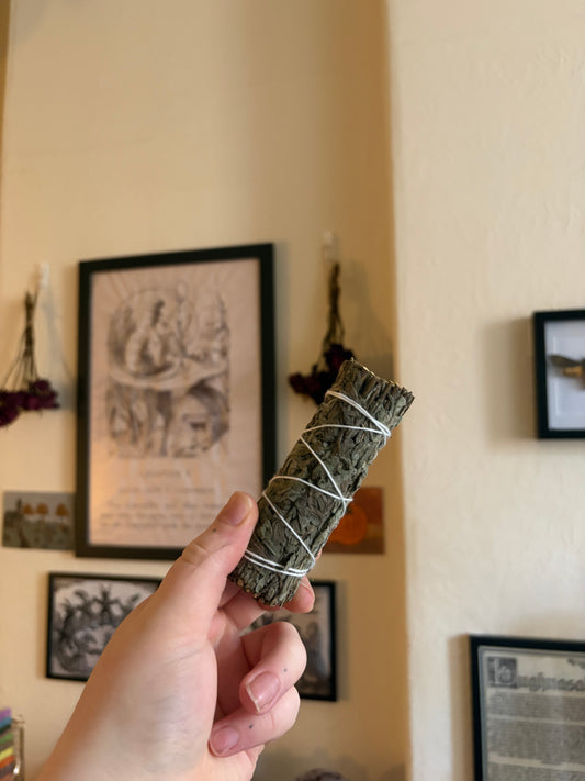 Mugwort bundle smudge stick