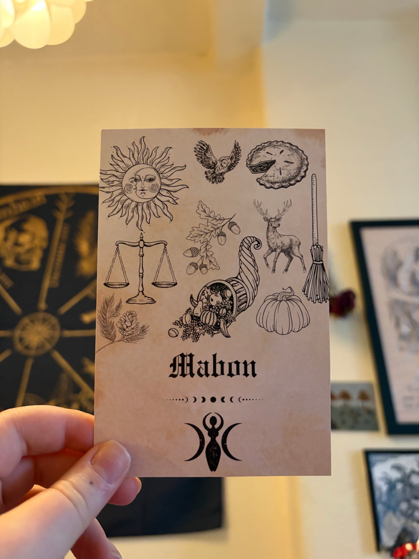 Sabbat Altar Cards